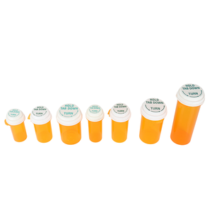 Frasco de Medicina de Color Ámbar Personalizable con Logotipo, Frasco Pequeño para Prescripción Médica, Frasco de Plástico para Pastillas con Tapa a Presión Sin Bloqueo - Product Image 4