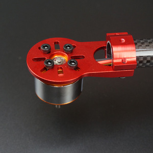 Soporte de Motor CNC de Aluminio de 12 mm, Tubo de Carbono Rojo y Negro, Brazo de Motor Multieje para Drones de Carreras - Product Image 4