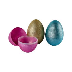 थोक कस्टम छुट्टी प्लास्टिक अंडे 25cm स्प्रे पेंट हल्के अंडे 10 इंच ईस्टर बच्चों के खिलौने आश्चर्य बड़े प्लास्टिक की अंडे - Product Image 5