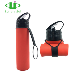 Bouteille d'eau pliable en silicone, résistante aux chocs et à l'usure, idéale pour le camping - Product Image 5