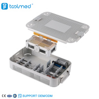 Kit complet d'instruments pour plaque de blocage TPLO 2.0/2.4 pour chirurgie orthopédique vétérinaire, plaque universelle TPLO III et kit de vis pour la chirurgie du genou des animaux de compagnie