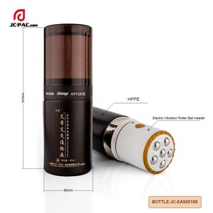 80ml 100ml elektrische Vibration Körper lotion Massage PET Flasche Kosmetik verpackungs behälter mit Roller Ball Massage Applikator - Product Image 6