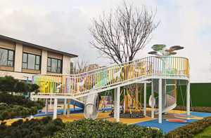 Tùy chỉnh trẻ em 'sân chơi ngoài trời thiết bị với nhựa sợi thủy tinh trượt Nhà cung cấp Trung Quốc của Công viên trò chơi đồ chơi và chơi Slide - Product Image 3