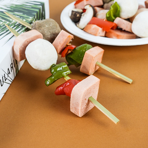 Ngay cả nhà máy trực tiếp phẳng linh hoạt tre xiên Gậy cho Diều và BBQ Chất lượng cao tre công cụ - Product Image 5