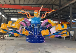 Manège Attractions de Fête <span class=keywords><strong>Foraine</strong></span> : Grand Octopus Volant pour Parc d'Attractions Extérieur, Manège Rotatif à Thème, Vente - Product Image 5