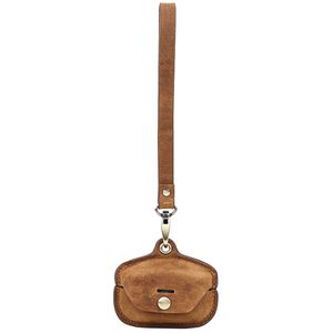 Étui en cuir avec dragonne pour écouteurs sans fil <span class=keywords><strong>Sony</strong></span> <span class=keywords><strong>WF</strong></span>-<span class=keywords><strong>1000XM4</strong></span> (Emballage personnalisé avec logo accepté) - Product Image 1