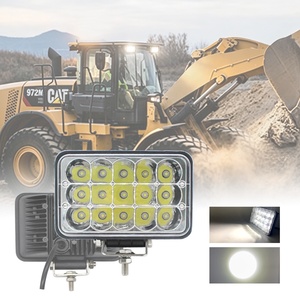 Nouveau phare LED SG 5 pouces 45W 9-32V à faisceau scellé, feux de croisement/route 6000K pour camions, motos, machines agricoles et de construction - Product Image 1