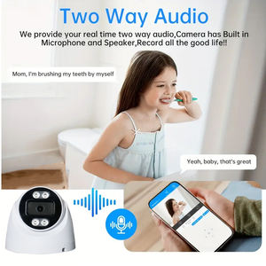 HD 720P WIFI Cámara Domo CMOS Visión nocturna a todo color Detección de movimiento Vigilancia interior del hogar - Product Image 4