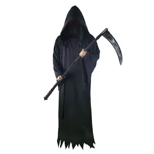Halloween Costume Ghost Festival Horror Grim Reaper Cosplay Costumes For Children Adult