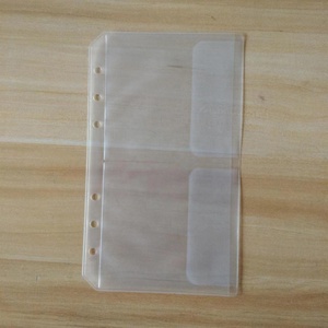 Binder Pocket 6 Holes Loose Leaf Bags A6 Binder Zipper Folders Plastic File <strong>Document</strong> Bags Zipless Cash <strong>Envelopes</strong> - Product Image 3