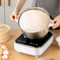 Machine à pétrir le pain et à mélanger les pâtes 200W 5L/7L, moteur DC tout cuivre, faible bruit, pour usage domestique et en restaurant, machine automatique à faire la pâte
