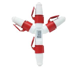 Prise extérieure PHLTD à énergie nouvelle, coque ignifuge, séparateur multifonctionnel de haute qualité, prise à trois voies à quatre broches 16A - Product Image 1