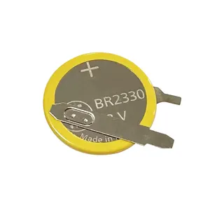 Brandneue Hochtemperatur 3V 255mAh <span class=keywords><strong>BR2330</strong></span> mit Lötfahnen Knopfzelle <span class=keywords><strong>Br2330</strong></span> Batterie mit Großpackung - Product Image 1