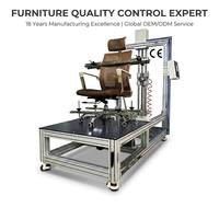 Machine d'essai de durabilité cyclique du dossier de chaise de bureau, norme BIFMA X5.1, testeur de fatigue par traction