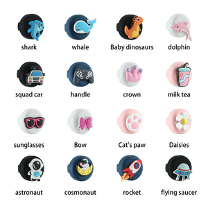 Étui pour Apple <span class=keywords><strong>Airtag</strong></span>, facile à fixer au collier ou aux chaussures, en silicone, mignon, dessin animé, pour enfants - Product Image 2