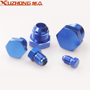Xuzhong ถังน้ำมันเชื้อเพลิงอลูมิเนียมปลั๊ก AN4 AN6 AN8 AN10 AN12สีฟ้าสำหรับการปรับเปลี่ยนรถ - Product Image 2