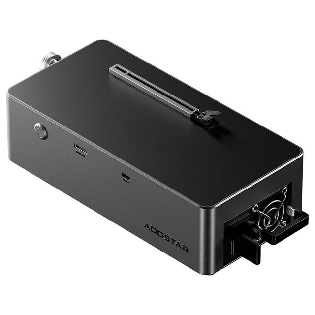 AG02 EGPU Dock OCuLink USB4 Dual Port, Built-in 800W PSU, PD Reverse Charging & TGX Hot-Swap External Graphics Card Enclosure