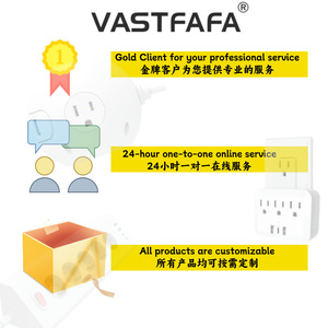 Vastfafa đầy màu sắc mở rộng ổ cắm điện 6 cửa hàng linh hoạt điện dải máy tính xách tay du lịch bảo vệ tăng tùy chỉnh màu sắc - Product Image 6