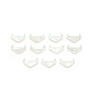Perles en pierre semi-précieuse en forme de tête de taureau, coquille blanche, nacre naturelle, perles en vrac pour la création de bijoux DIY