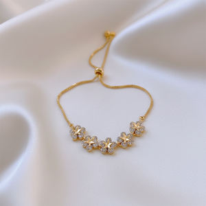 <span class=keywords><strong>Bracciale</strong></span> INS con petali, <span class=keywords><strong>bracciale</strong></span> versatile con cinque piccole stelle a punta, <span class=keywords><strong>bracciale</strong></span> apribile all'ingrosso per donna, matrimonio - Product Image 2