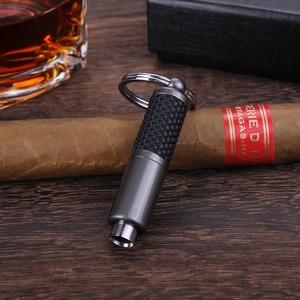 De corte de tabaco accesorios puro golpe Color Mini cortador de puros perforadora Zigarrenlocher puro taladro llavero - Product Image 1
