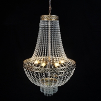 Nouveaux accessoires de mariage, luminaires en fer forgé de style européen, rideaux de perles en cristal électro-plaqués, décorations de mariage, éclairages de scène