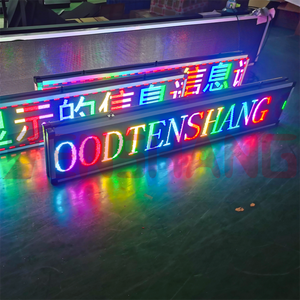 Giá ngoài trời sử dụng <span class=keywords><strong>Mini</strong></span> lớn thiết kế điện tử di chuyển Glow Đăng Board hiển thị di động kỹ thuật số lập trình <span class=keywords><strong>LED</strong></span> ticker Board - Product Image 6