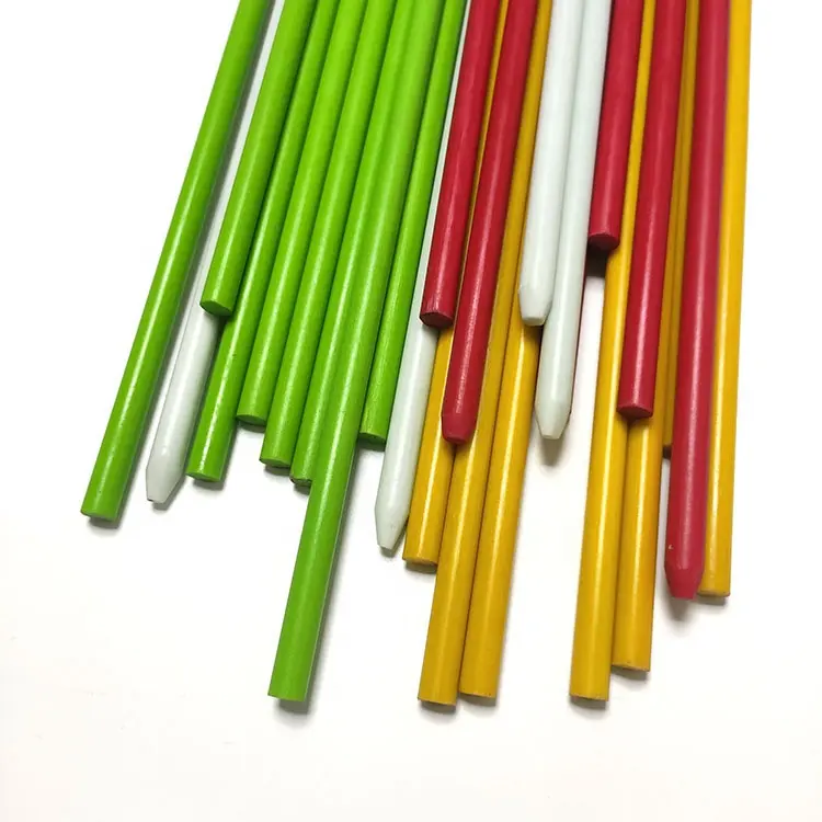 Durable And Cheap Fiberglass Road Marker Rods Drivenway Marking Stakes