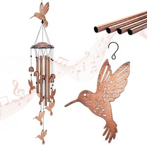 Hummingbird Wind Chimes Outdoor <b>Gifts</b> for Women/Men/Mom/Wife/Grandma Birthday <b>Gifts</b> <b>Memorial</b> <b>Gift</b> Metal WindChime - Product Image 4