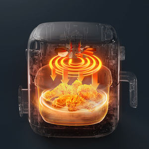 Nouvelle cuisine bon marché 12 en 1 4.2L Friteuse à air antiadhésive à bouton unique - Product Image 3