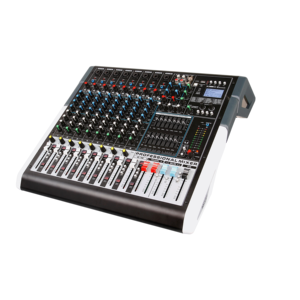 Console de mixage audio professionnelle pour DJ de scène 8/12/20 canaux, compatible Bluetooth, construction métallique, avec 24 DSP et double égaliseur à 7 segments - Product Image 1