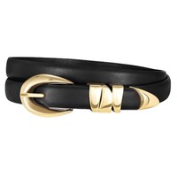 Ceintures vintage pour femmes, ceinture dorée, ceintures de créateur, cuir noir de haute qualité, boucle dorée, accessoire pour tenues rétro élégantes