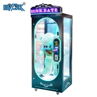 EPARK Win Prize Ciseaux Poupée d'arcade Jouet en peluche Jeux de grue Machine à date rose Distributeurs de clés à pièces