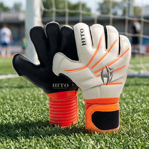 Gants de gardien de but de football personnalisables, durables, super adhérents, haute résistance à l'usure, flexibilité, protection des doigts en latex - Product Image 3