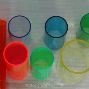 Tubo Acrílico PMMA Morado de 50 mm, Transparente y Anti-UV - Product Image 5