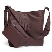 Elegante Bolso de Hombro Tipo Cubo de Nylon Tejido Azul para Mujer, con Correa Superior Ajustable y Cadena Desmontable para Llevar Cruzado