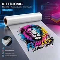 Film de transfert DTF pour petites entreprises 30cm/60cm x 100m en PET pour impression à la demande
