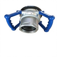 Raccord rapide Cowell Dry Break 3'' pour camion, vannes d'arrêt à décharge rapide pour utilisation avec l'huile, alimentation moteur/électrique/manuelle, garantie 1 an
