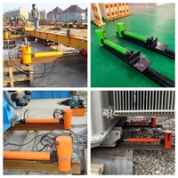 Poussoir hydraulique 50T bouclier Machine 500 tonnes Rail transformateur traduction sur piste équipement de poussée en orbite poussoir d'objets lourds