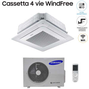 เครื่องปรับสภาพอากาศซัมซุงอินเวอร์เตอร์ Cassetta A 4 Vie windfree 24000 BTU AC071NN4DKH monofase Wi-Fi อุปกรณ์เสริม - Product Image 3