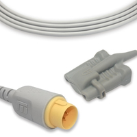Capteur de SpO2 pour doigt adulte réutilisable, câble TPU de 3 mètres, compatible avec le moniteur MEK MP1000, certifié CE