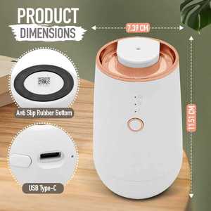 High-quality <strong>Custom</strong> Electric USB Rechargeable Nano Cool Mist Waterless Car Aroma Oil <strong>Diffuser</strong> Machine with Led <strong>Light</strong> - Product Image 3