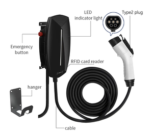 <span class=keywords><strong>Nouveau</strong></span> chargeur de véhicule électrique AC KED KED-AC32 22KW pour ID4/<span class=keywords><strong>ID5</strong></span>/ID6 Type 2/GBT/J1772, protection IP55, câble de 5 m, 220-380V, CE TUV - Product Image 2