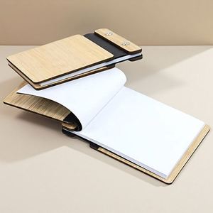 Libro de Visitas de Madera de Bambú con Logotipo Personalizado para Año Nuevo, Tapa Dura A4, 25 Hojas, Empaquetado al por Mayor, Estilo Promocional, Regalo - Product Image 3