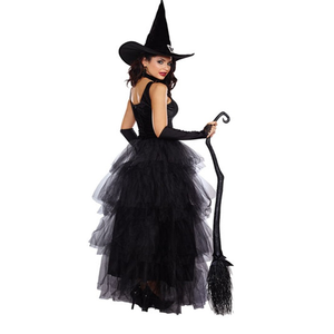 Déguisement de vampire en velours bon marché unisexe Halloween adulte moment magique en polyester - Product Image 5