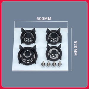Estufas de cocina de Gas portátiles al por mayor de China de fundición pesada, piezas de 5 quemadores, cocina de gas integrada, encimera, cocinas de Gas - Product Image 6