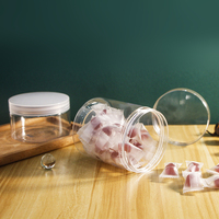 Vente en gros d'usine Guangdong - Pot en PET de qualité alimentaire avec couvercle à vis hermétique, récipient alimentaire transparent pour aliments pour bébés, bonbons, en-cas