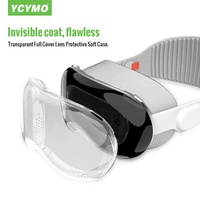 Accessoires VR pour casque VR Apple Vision Pro, housse transparente en TPU, anti-poussière, antichoc