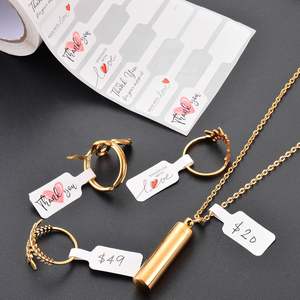 Etichette di gioielli personalizzati prezzo <span class=keywords><strong>adesivi</strong></span> ampiamente uso <span class=keywords><strong>per</strong></span> collane bracciali orecchini anelli orologio occhiali - Product Image 2