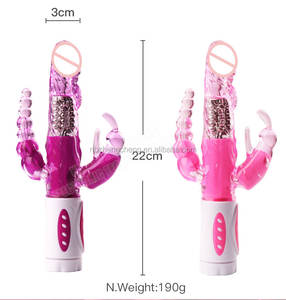 Elektrischer G-Punkt Dildo Form Vagina Klitoris Masturbation Sexspielzeug Kaninchen <span class=keywords><strong>Vibrator</strong></span> Mit Anal Extender - Product Image 6